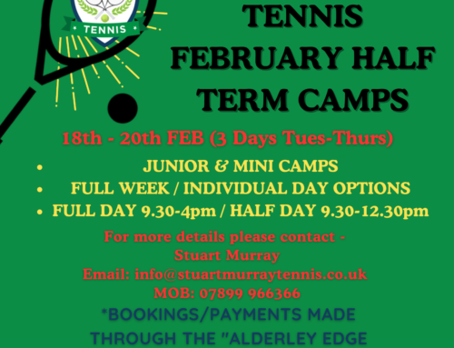 FEBRUARY HALF TERM TENNIS CAMPS